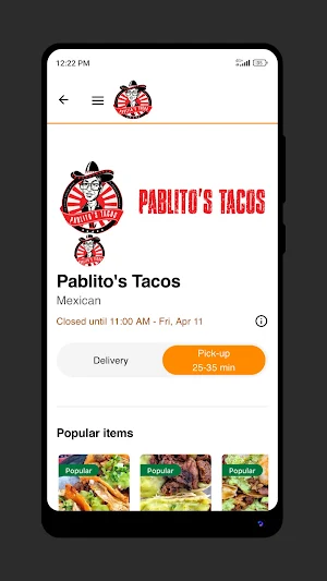 Pablito's Tacos Screenshot 1