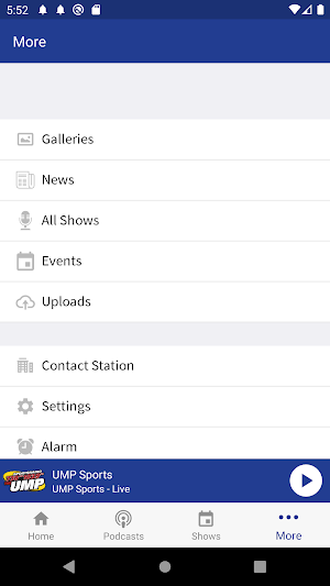UMP Sports Screenshot 2