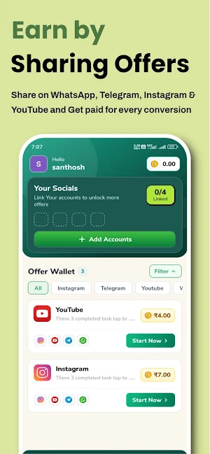 Share360 - Share & Earn Screenshot 2