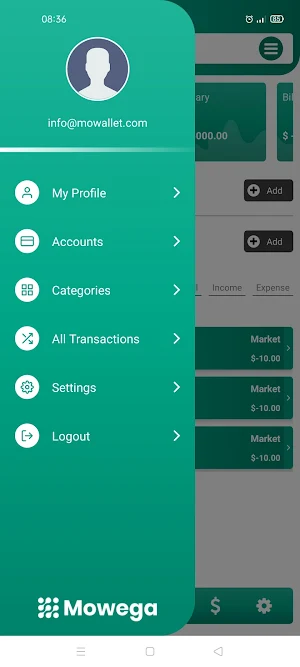 moWallet Theme - Finance App Screenshot 3