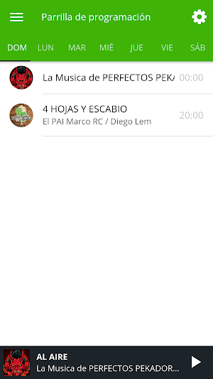 Perfectos Pekadores Radio ROCK Screenshot 1