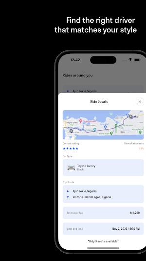 Ridebuddy - Find a ridebuddy Screenshot 1