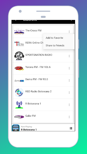 Radio Botswana + Radio Online Screenshot 2