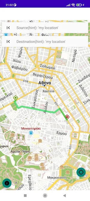 Athens Greece Offline Map Screenshot 0