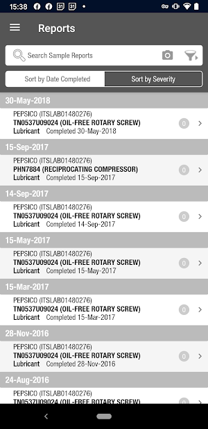 Valvoline Europe FluidAnalysis Powered by Polaris Screenshot 2