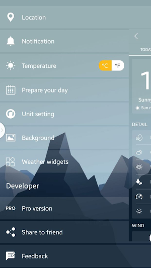 Hourly weather forecast Screenshot 0