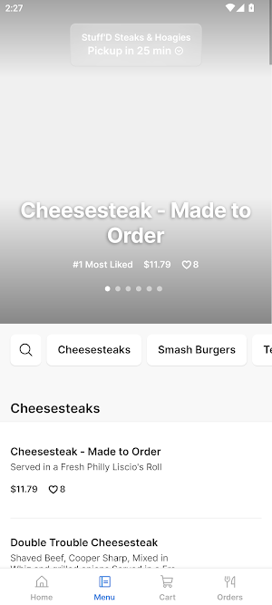 Stuff'D Steaks & Hoagies Screenshot 1