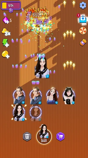 Sexy defenders: idle shooting Screenshot 2