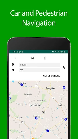 Lithuania Offline Map and Travel Guide Screenshot 1
