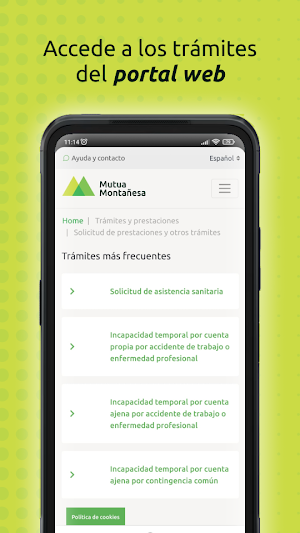 Mutua Montañesa Screenshot 1