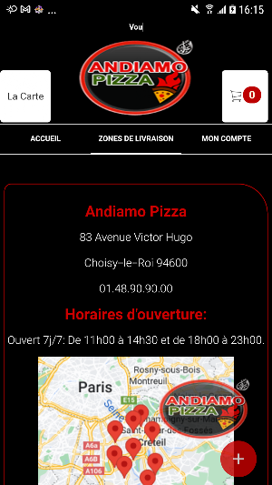 Andiamo Pizza Choisy Le Roi Screenshot 3