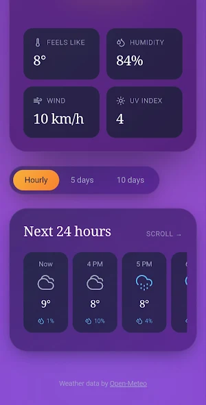 Skyline forecast weather Screenshot 2
