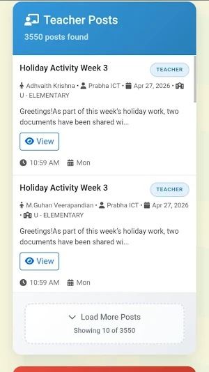 Gardenia School Diary Screenshot 1