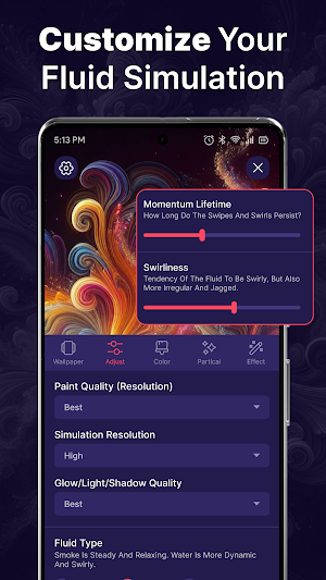 Fluid Live Wallpaper Screenshot 2