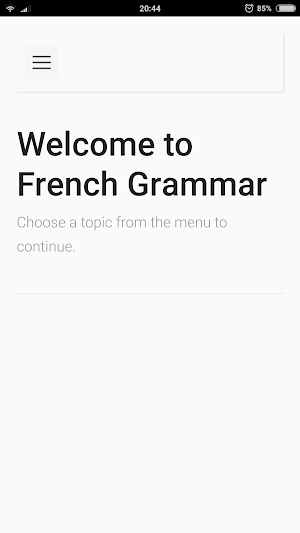 French Grammar Screenshot 1
