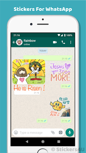 Happy Easter Stickers Packs 3 Screenshot 3