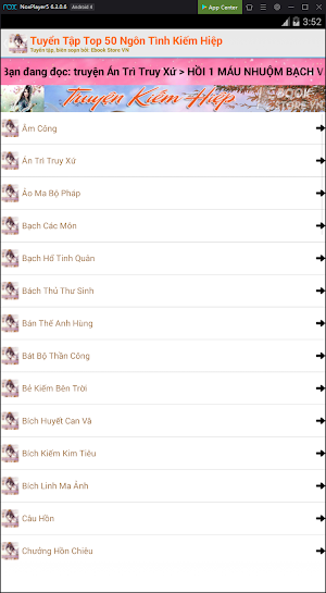 Tuyển Tập Top 50 Ngôn Tình Kiếm Hiệp Screenshot 2