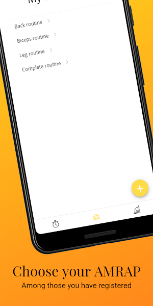 AMRAP Timer Screenshot 2