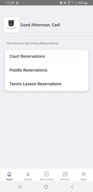 Swim & Racquet Screenshot 1