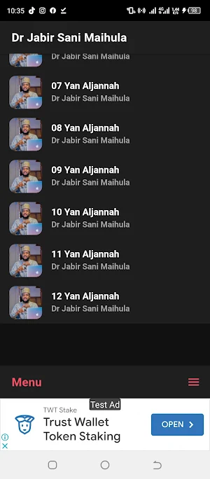 YAN ALJANNAH Dr Jabir Maihula Screenshot 2