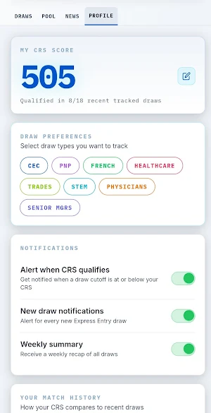 CEC Tracker Screenshot 1