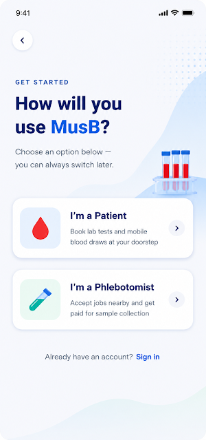 MusB Diagnostics Screenshot 1