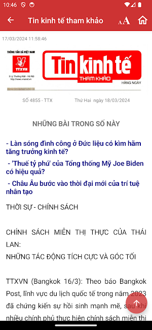 Tin Tham Khảo - VNA Screenshot 2