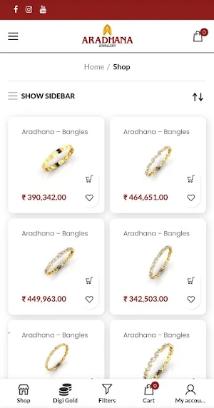Aradhana Jewellery Screenshot 2