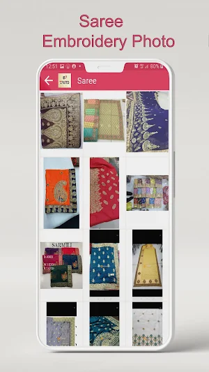 Embroidery Saree Design Trend Screenshot 3