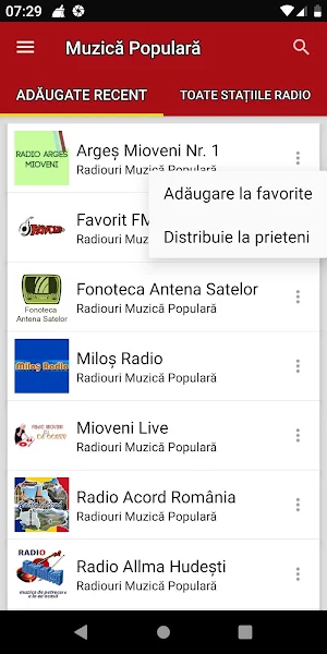 Radiouri Muzica Populară Screenshot 1