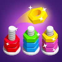Funny Nut Writhe：Color sort