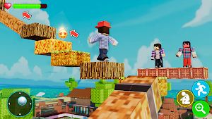 Parkour Craft Sky World Party Screenshot 0