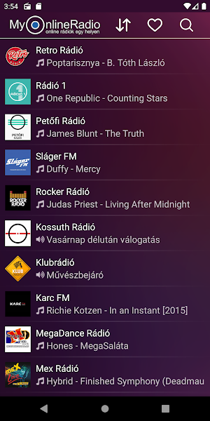 My Online Rádió - Magyar - Online Rádiók 1 helyen Screenshot 0
