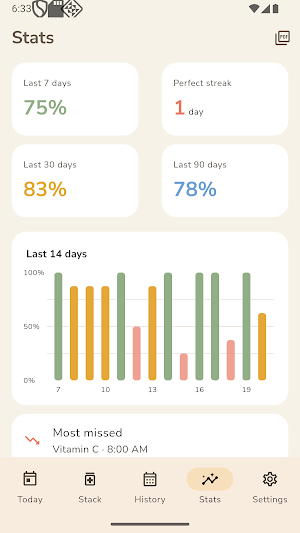 DailyStack: Supplement Tracker Screenshot 3