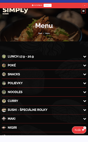 Simply Sushi Trnava Screenshot 2