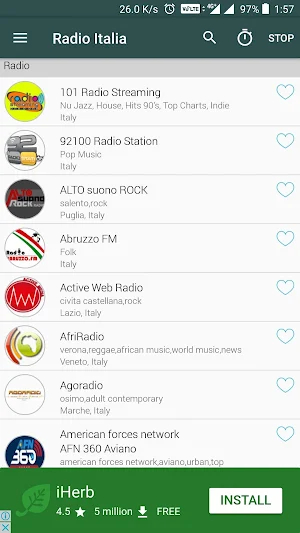 Italia Radio Online Screenshot 0