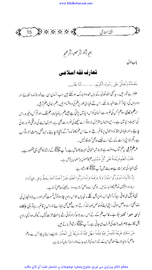فقہ اسلامی ایک تعارف ایک تجزیہ Screenshot 2
