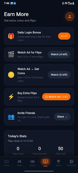 Head & Tails: Earn Money Screenshot 3