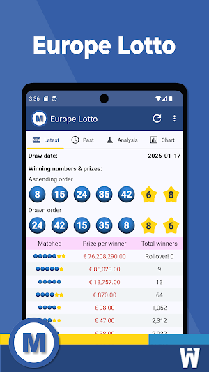 Europe Lotto Screenshot 0