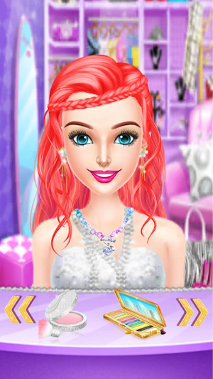 Braided MakeUp Hair Salon Game Screenshot 3