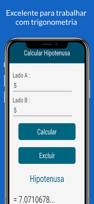 Calculate Pythagorean Theorem Screenshot 1