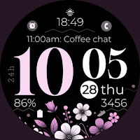 Purple Petals watch face