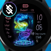 BFF30 - Neon Art Dragon Light