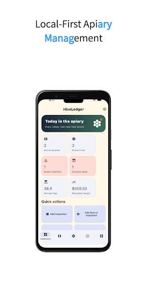 HiveLedger: Apiary Log Screenshot 0