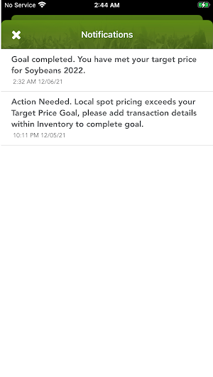 DTN Grain Portal Screenshot 2