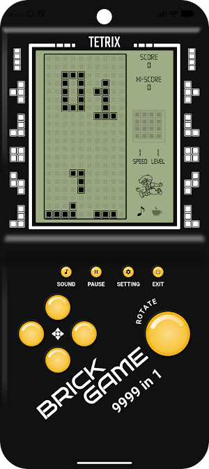 Tetrix - Brick Game Screenshot 1