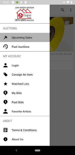JOHN SANDERS AUCTIONS Screenshot 3