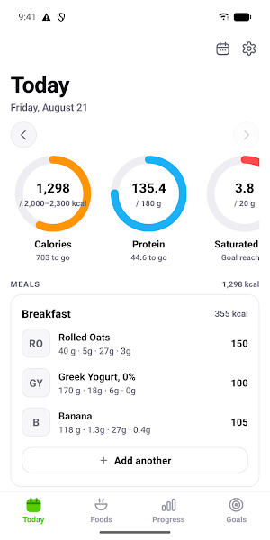Vita: Calorie & Macros Tracker Screenshot 0
