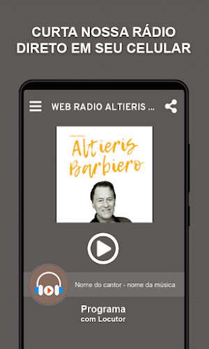 Web Radio Altieris Barbiero Screenshot 1