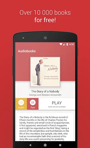 Free Books and Audiobooks Screenshot 1